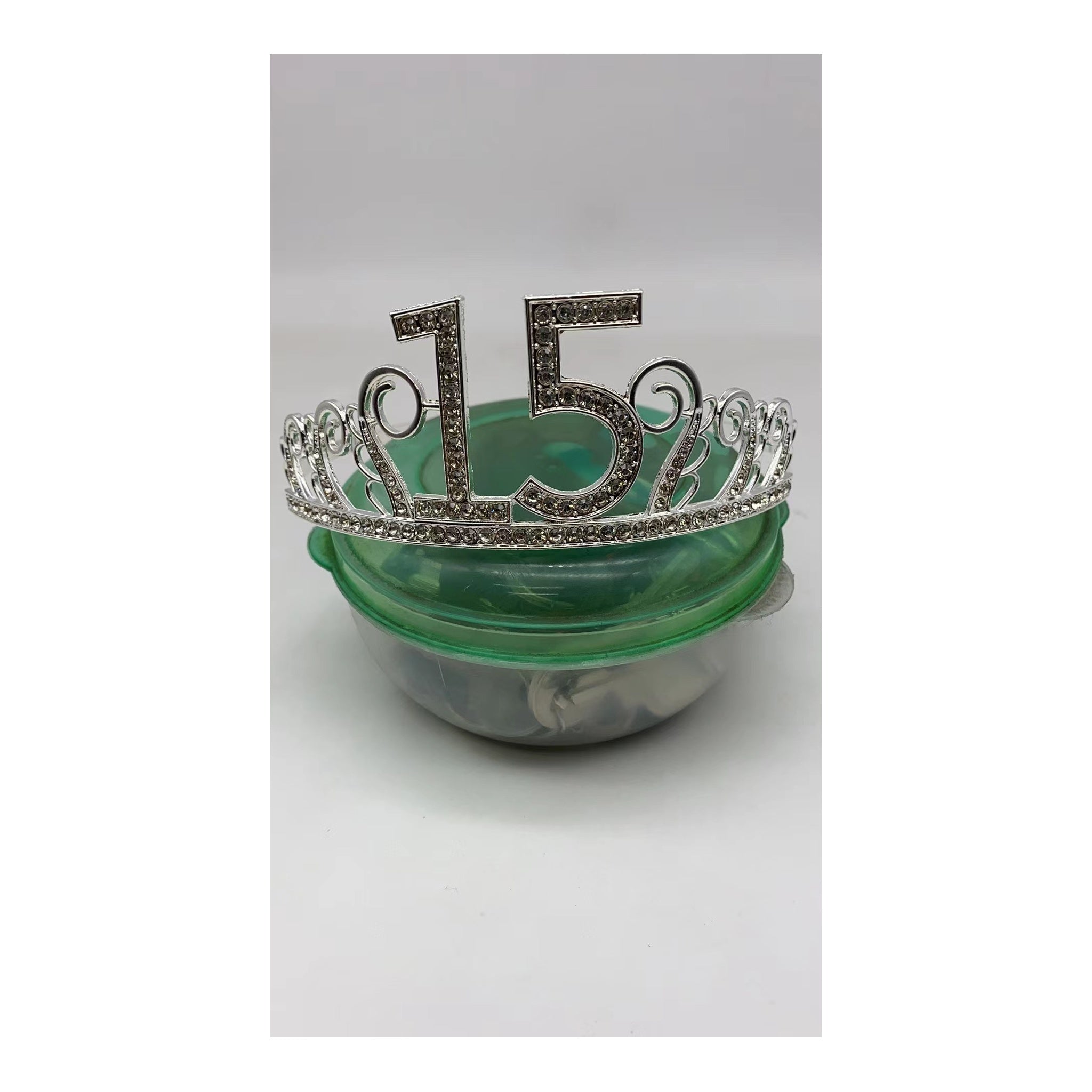 Rhinestone Tiara 15